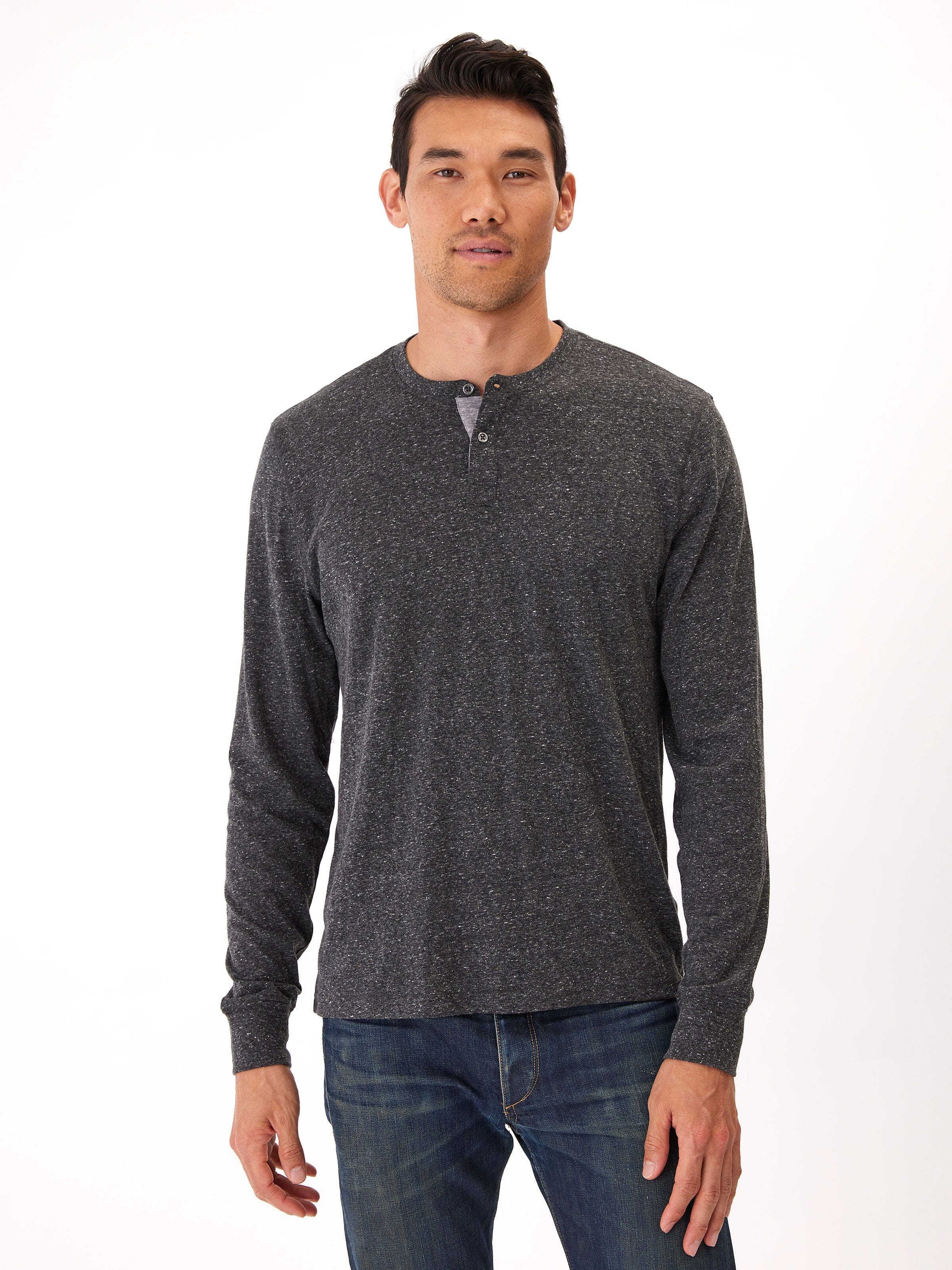 Baseline Long Sleeve Triblend Henley