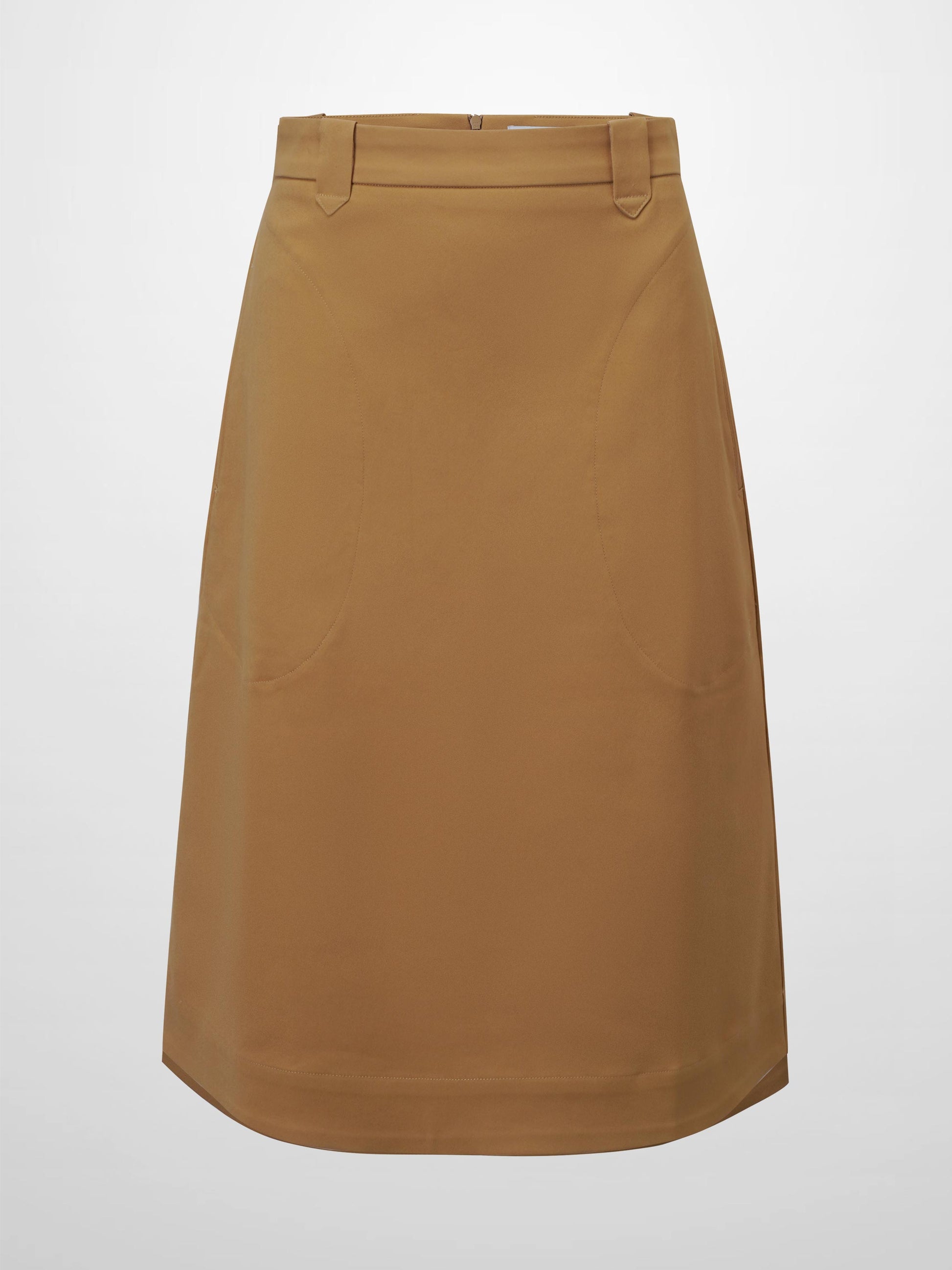 Basic A-Line Skirt-Trench-1