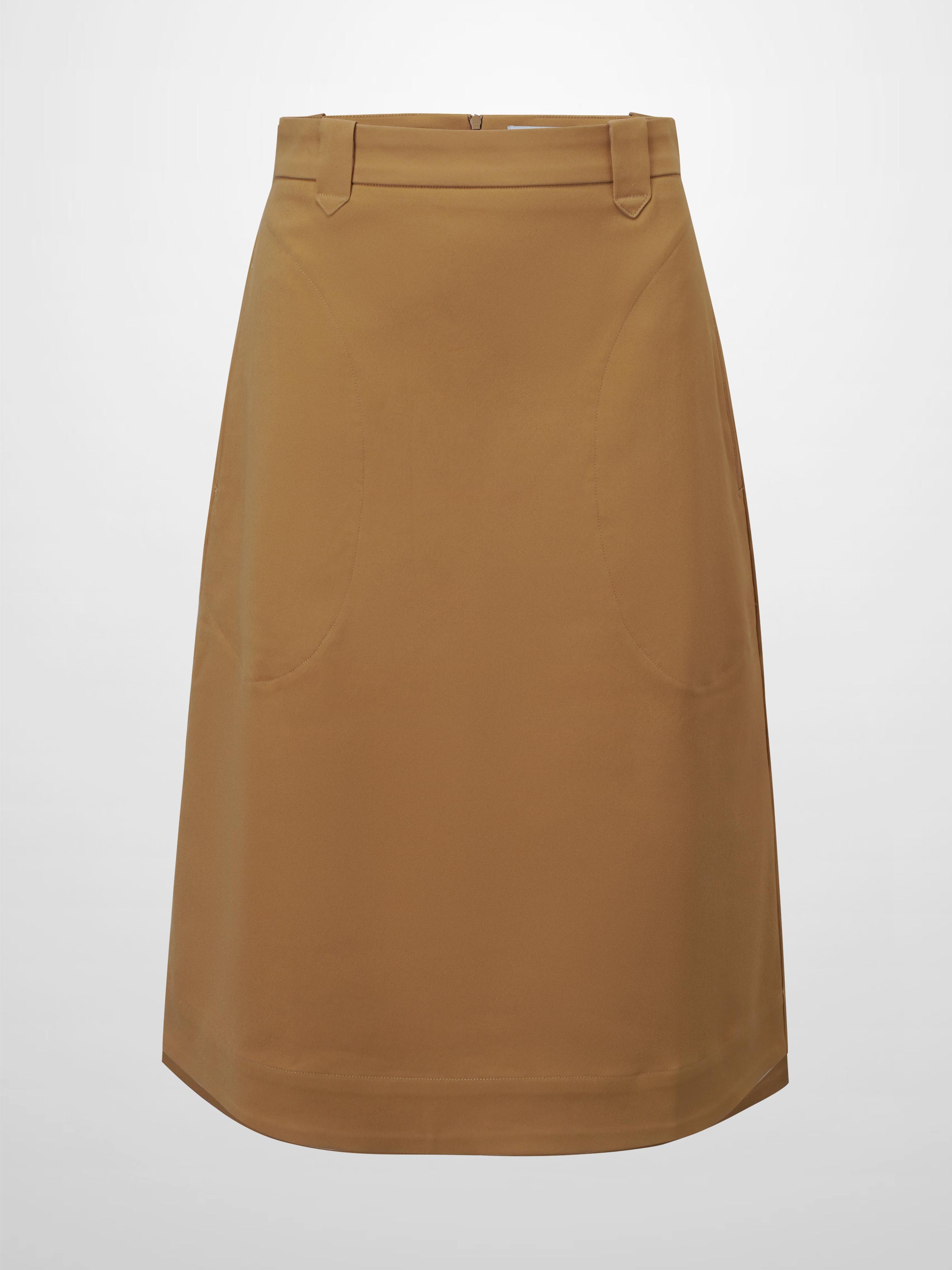 Basic A-Line Skirt-Trench-1