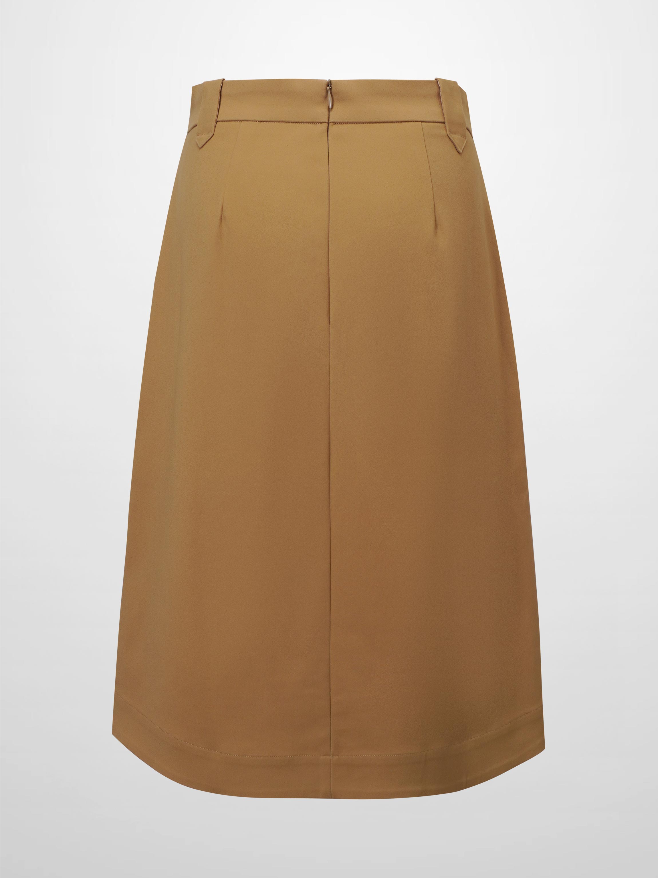 Basic A-Line Skirt-Trench-2