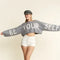 Be Your Self Sweater Crop Top H.GRAY-Sweater Top-JADE BY JANE-S/M-H.GRAY-Urbanheer
