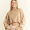 Be Your Self Sweater Crop Top OATMEAL-Sweater Top-JADE BY JANE-S/M-OATMEAL-Urbanheer