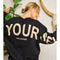 Be Yourself Love Yourself Printed Oversized Sweatshirt BLACK-Sweatshirt-JADE BY JANE-S-BLACK-Urbanheer