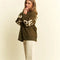 Be Yourself Love Yourself Printed Oversized Sweatshirt OLIVE-Sweatshirt-JADE BY JANE-S-OLIVE-Urbanheer