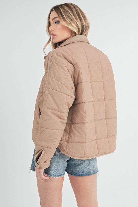 Bebe Puffer Jacket-Puffer Jacket-AEMI + CO-S-Oat-Urbanheer