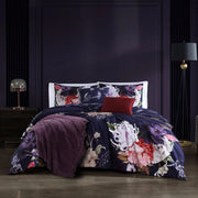 Bebejan Deep Purple Garden 5-Piece Reversible Comforter Set-Set-Bebejan-Queen-Urbanheer