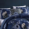 Bebejan Delphine Blue 100% Cotton 5-Piece Comforter Set-Set-Bebejan-Queen-Urbanheer
