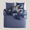 Bebejan Delphine Blue 100% Cotton 5-Piece Comforter Set-Set-Bebejan-Queen-Urbanheer