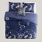 Bebejan Delphine Blue 100% Cotton 5-Piece Comforter Set-Set-Bebejan-Queen-Urbanheer