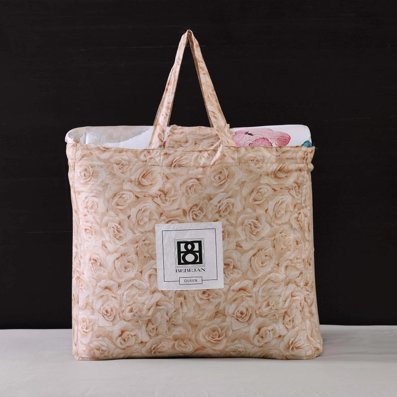 Bebejan Maia Blue 100% Cotton 5-Piece Comforter Set-Set-Bebejan-Queen-Urbanheer