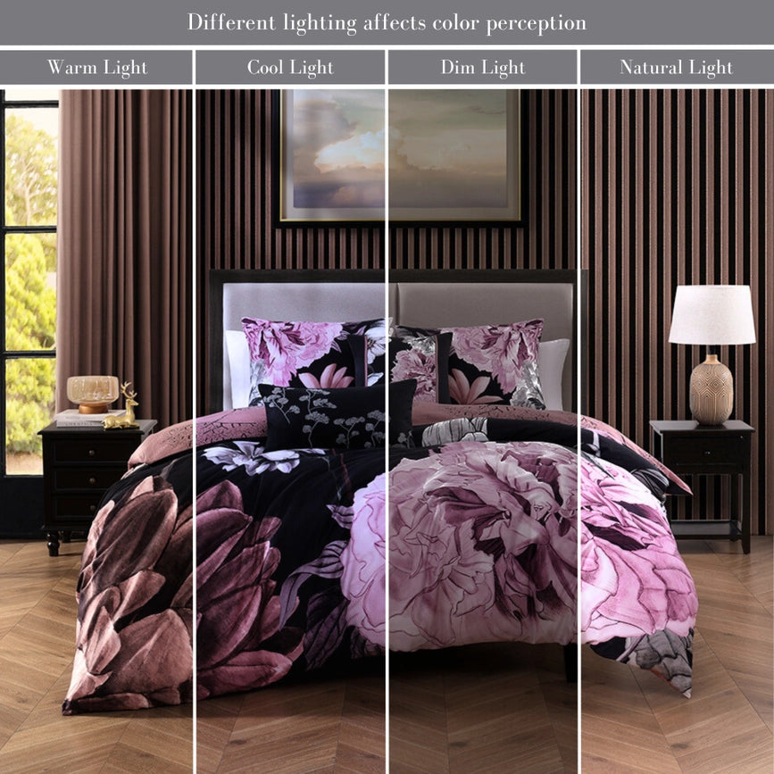 Bebejan Midnight Meadow 100% Cotton 5-Piece Comforter Set-Set-Bebejan-Queen-Urbanheer