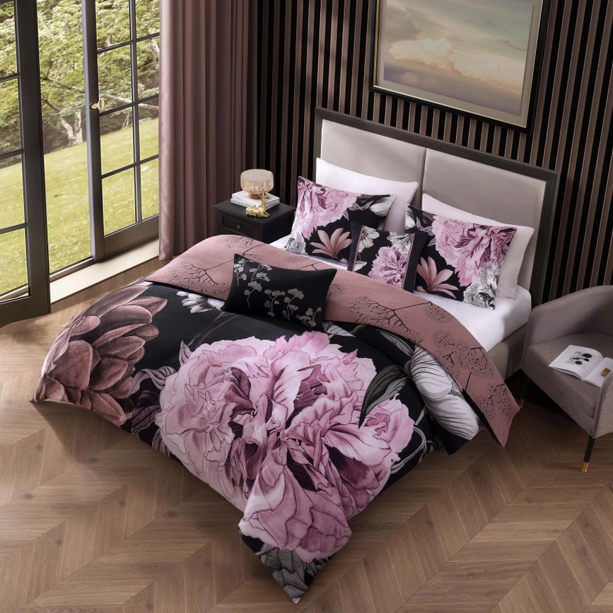 Bebejan Midnight Meadow 100% Cotton 5-Piece Comforter Set-Set-Bebejan-Queen-Urbanheer