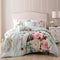 Bebejan Rose On Misty Green 100% Cotton 5Piece Comforter Set-Set-Bebejan-Queen-Urbanheer