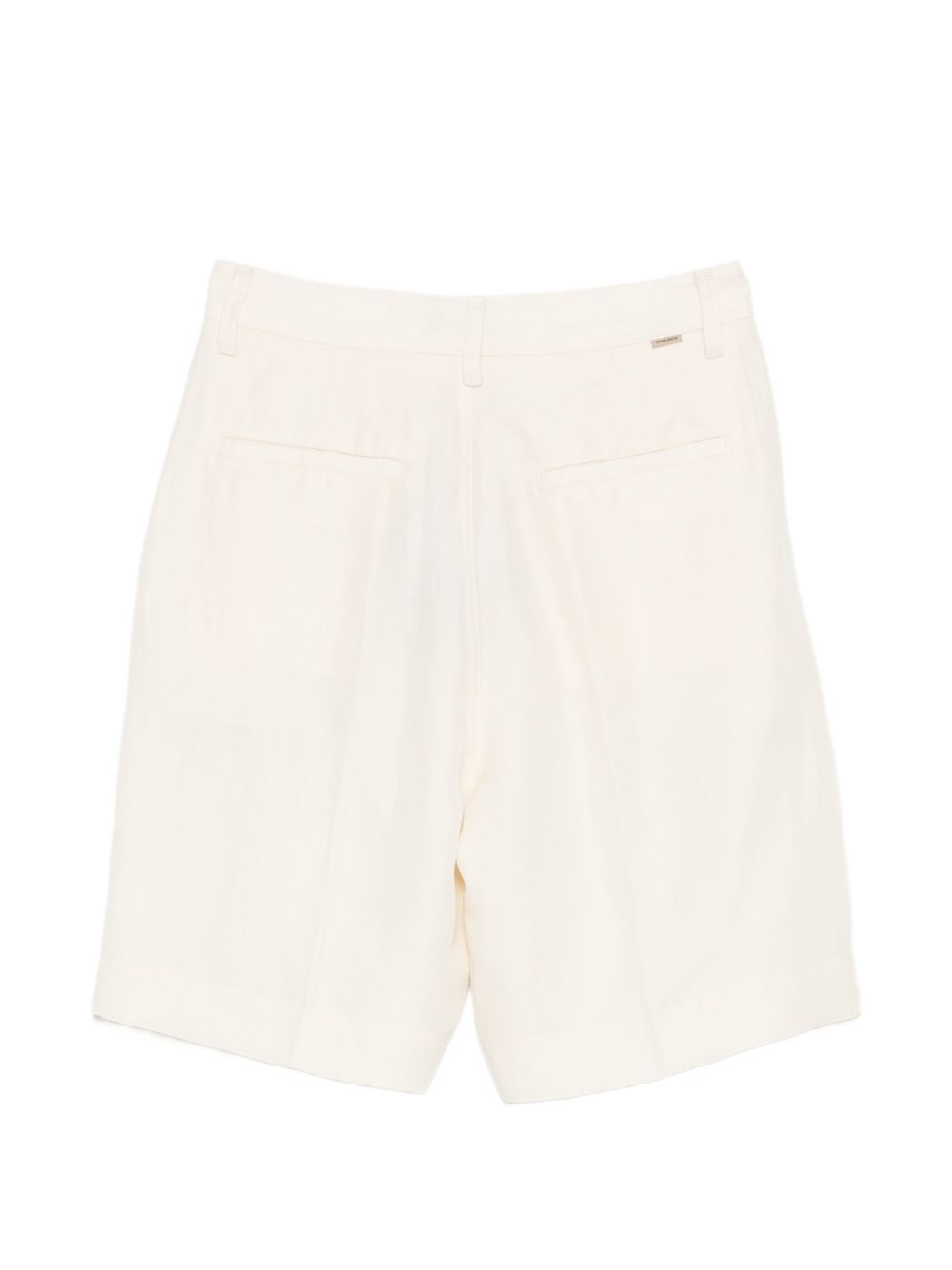 Beige Linen Blend Summer Shorts Breathable Comfort