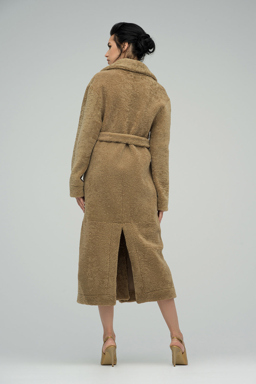 Beige Reversible Sheepskin Lamb Fur Maxi Coat-Fur Coats-Buy Me Fur Ltd-Beige-XS-Genuine Lamb Fur-Urbanheer