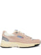 Beige Suede Mesh Sneakers for Breathable Comfort