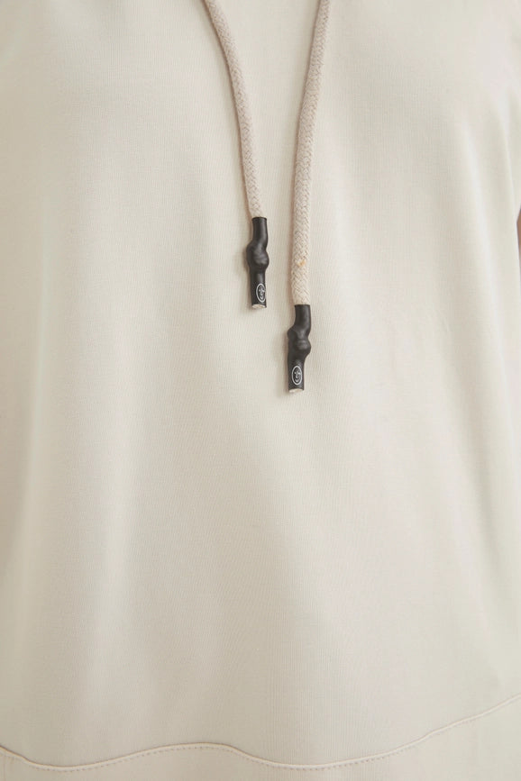 Beige Sweatshirt 100% Cotton-Sweatshirt-SAARADE-standard-beige-Urbanheer