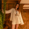 Top & Shorts Crinkle Cotton Lounge Wear Set