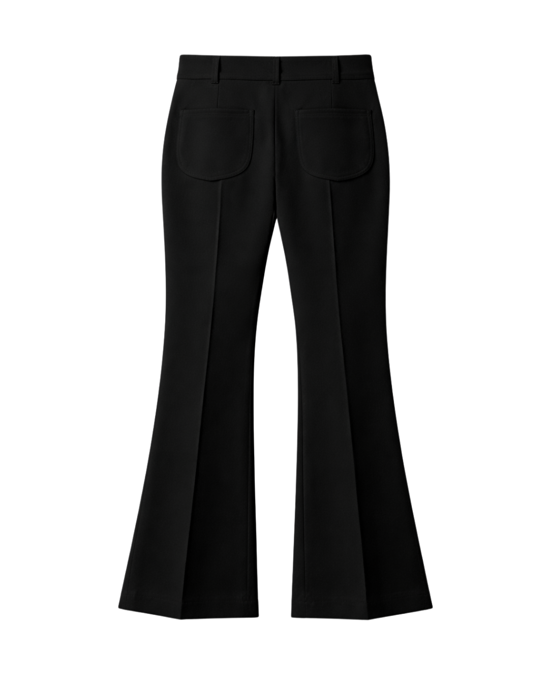 Bella Crepe Tailored Pants – Black