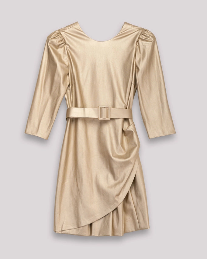 Bella Gold Dress-Dress-Dolores Promesas-36-Urbanheer