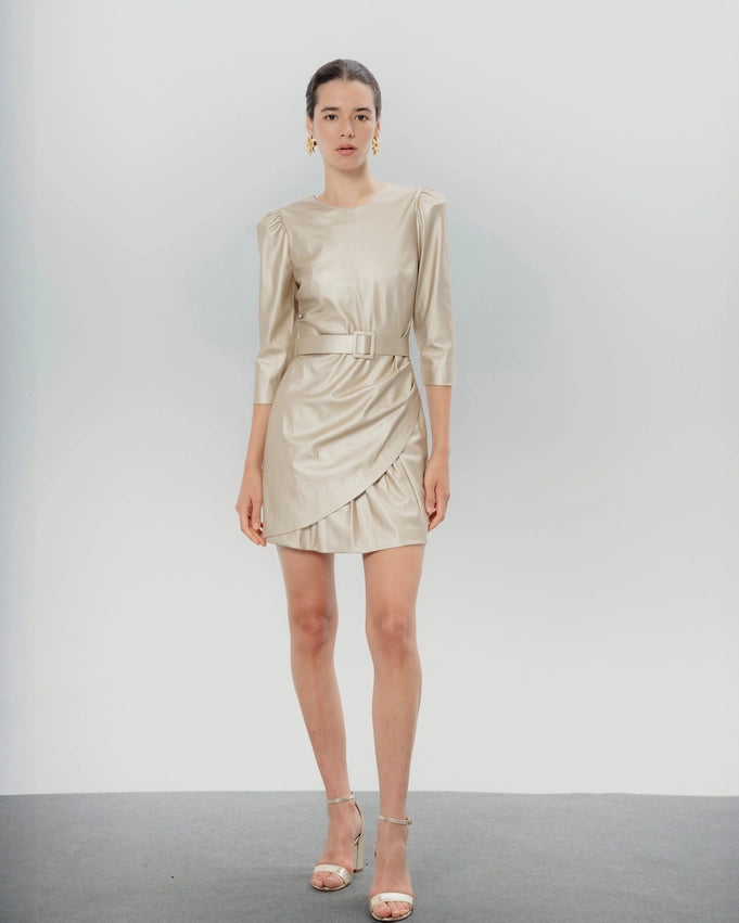 Bella Gold Dress-Dress-Dolores Promesas-36-Urbanheer