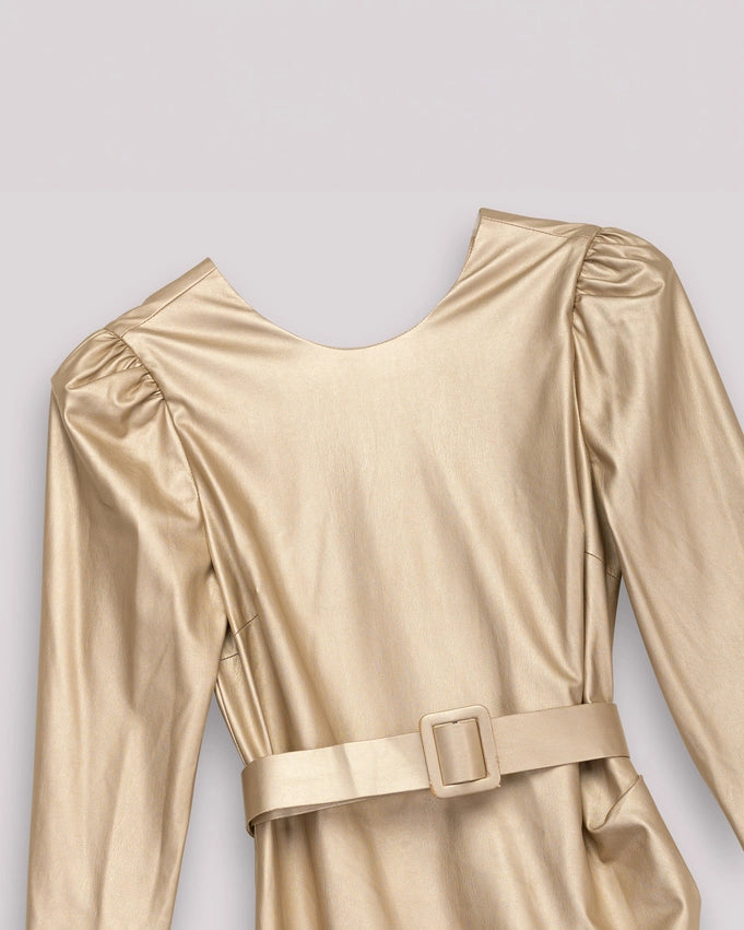 Bella Gold Dress-Dress-Dolores Promesas-36-Urbanheer