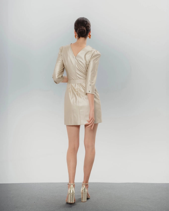 Bella Gold Dress-Dress-Dolores Promesas-36-Urbanheer