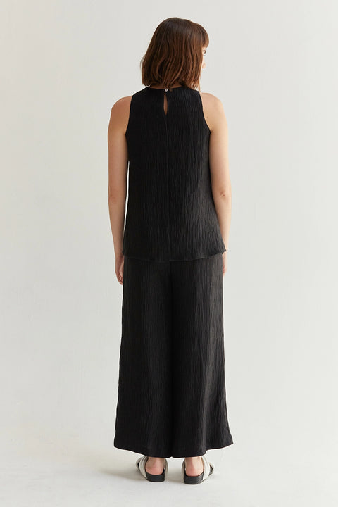 Bella Halter Crossover Two-Piece Set