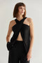 Bella Halter Crossover Two-Piece Set