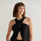 Bella Halter Crossover Two-Piece Set
