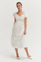 Bella Puff Sleeve Midi Dress