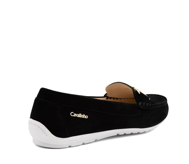 Belle Leather Loafers Black