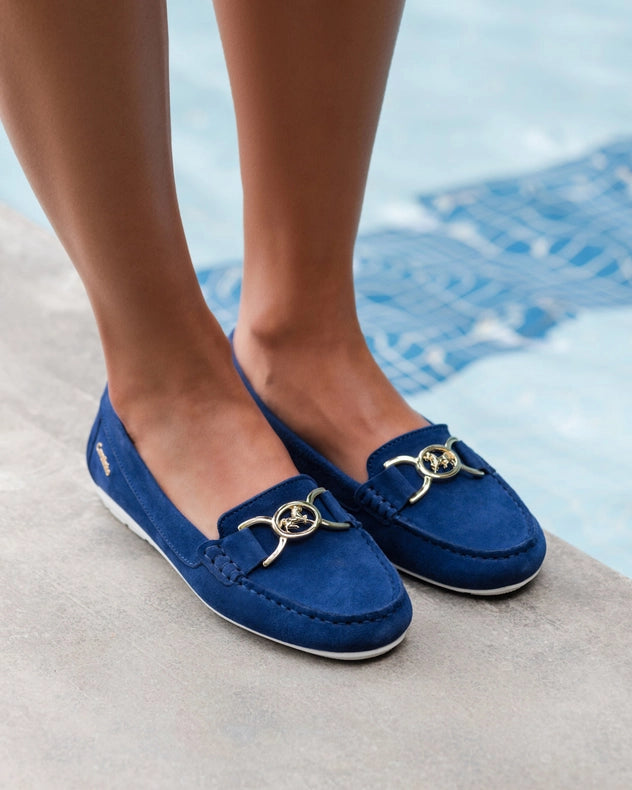 Belle Leather Loafers Navy-Loafers-Cavalinho North America-37-Navy-Urbanheer