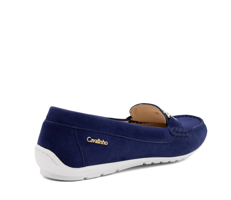 Belle Leather Loafers Navy-Loafers-Cavalinho North America-37-Navy-Urbanheer