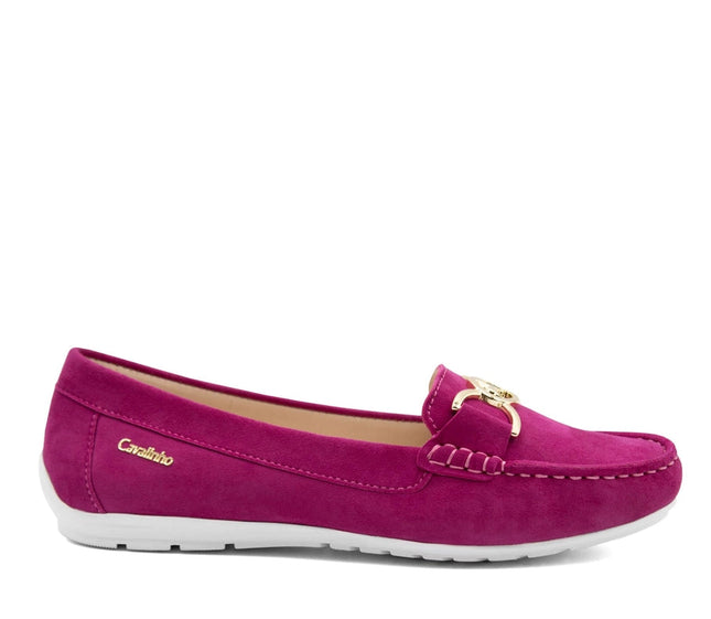 Belle Leather Loafers Pink