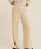 Bellona Triblend Fleece Collegiate Wide Leg Pant