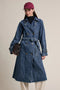 Belted Denim Trench Coat