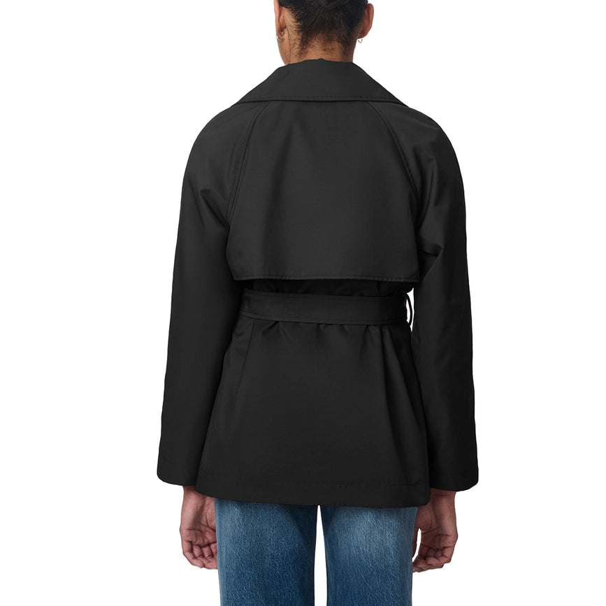 Belted Trench Jacket-Jacket-Bernardo-XS-Black-Urbanheer