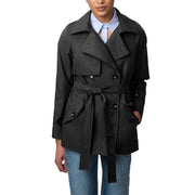 Belted Trench Jacket-Jacket-Bernardo-XS-Black-Urbanheer