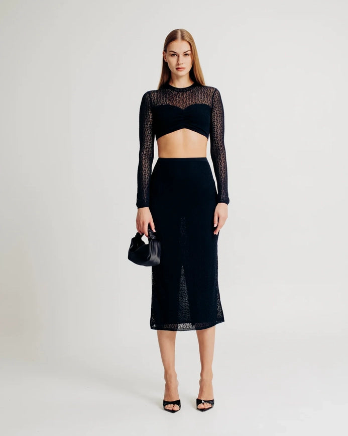 Beverly Top Black-Top-Torn By Ronny Kobo-XS-Black-Urbanheer