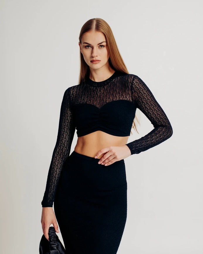 Beverly Top Black-Top-Torn By Ronny Kobo-XS-Black-Urbanheer