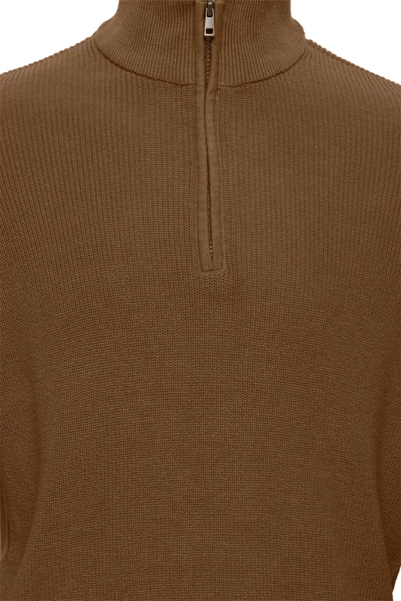 Bhcodford Halfzip Knit Noos Coffee Liqueúr-Sweater-Blend-S-Coffee Liqueúr-Urbanheer