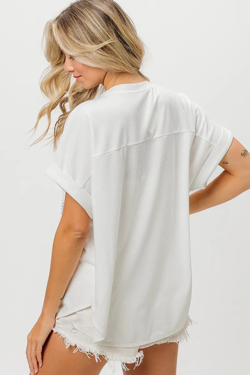 BiBi Fourth Of July Terry T-Shirt-BiBi-OFF WHITE-S-Urbanheer