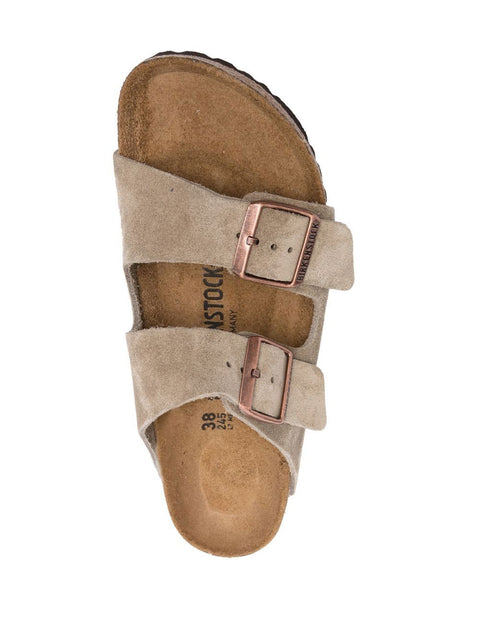 Birkenstock Arizona Suede sandal.