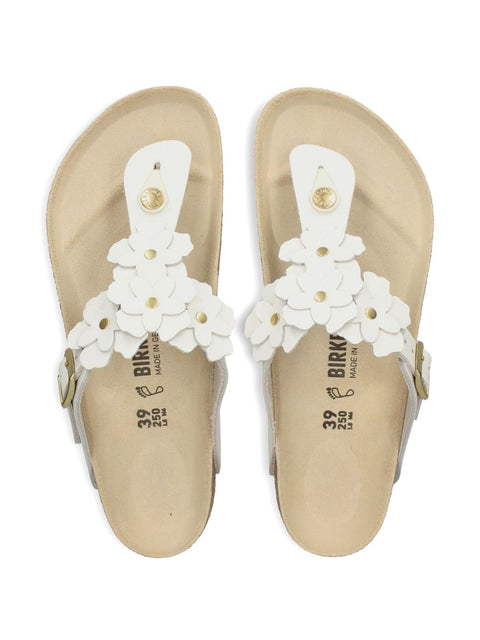 Birkenstock Gizeh Flower Embellishment Sandals