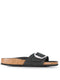 Birkenstock Madrid Big Buckle Black Oiled leather sandals