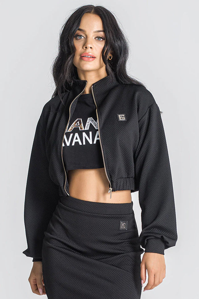 Black Amazonia Jacket-Clothing - Women-Gianni Kavanagh-XS-Black-Urbanheer