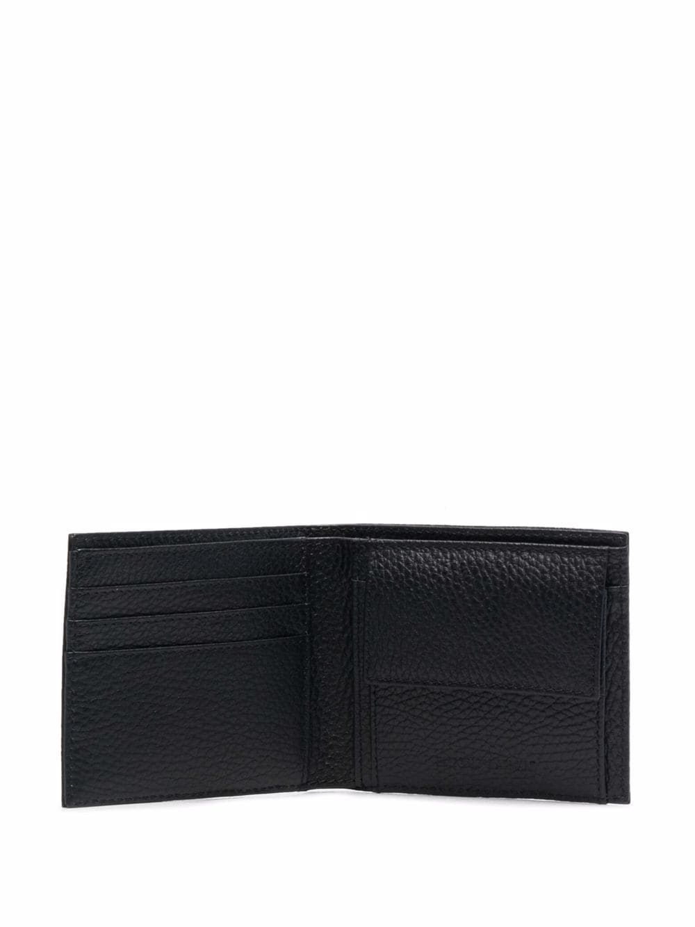 Black Calf Leather Bifold Wallet for Everyday Use
