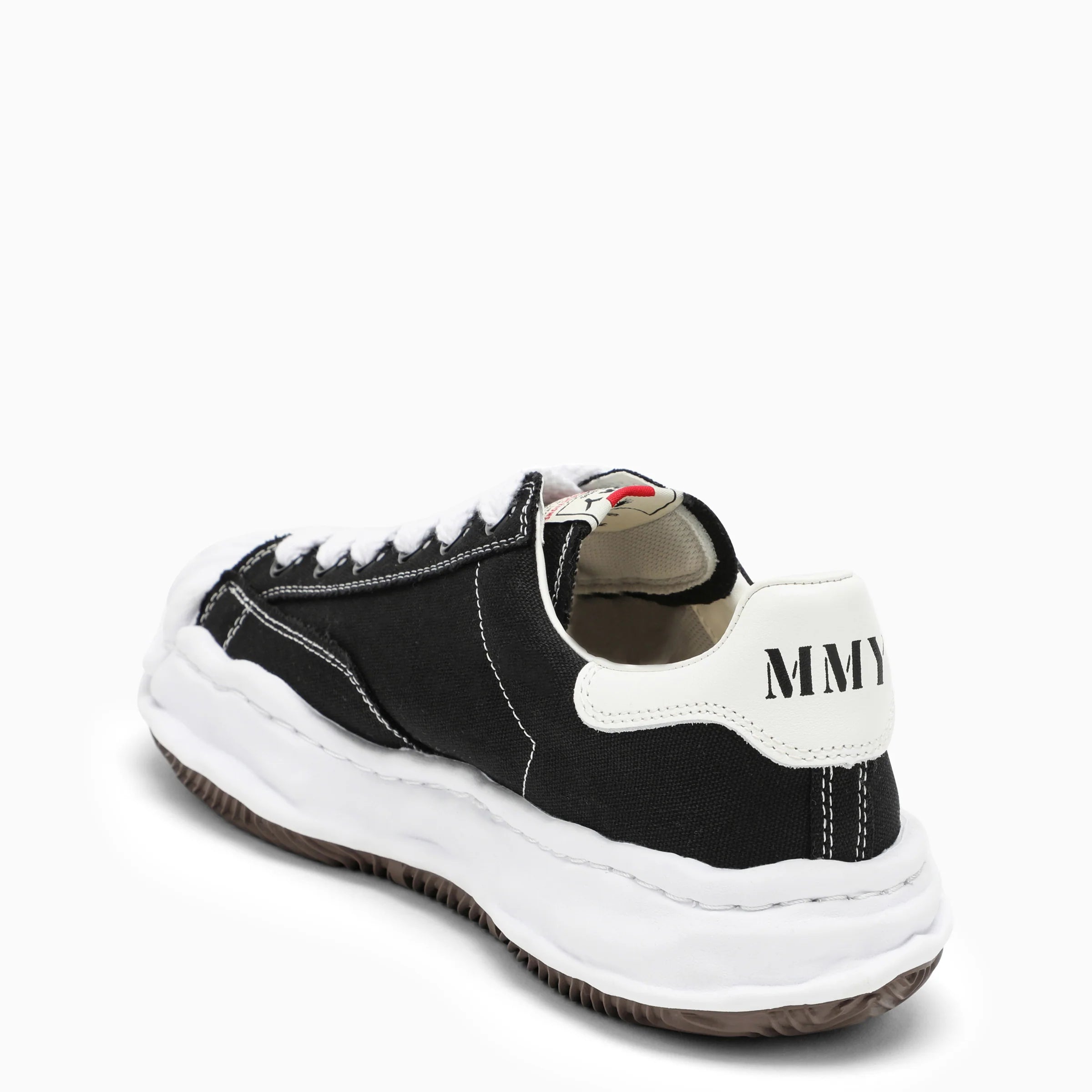 Black Canvas Low Sneakers with Comfort
