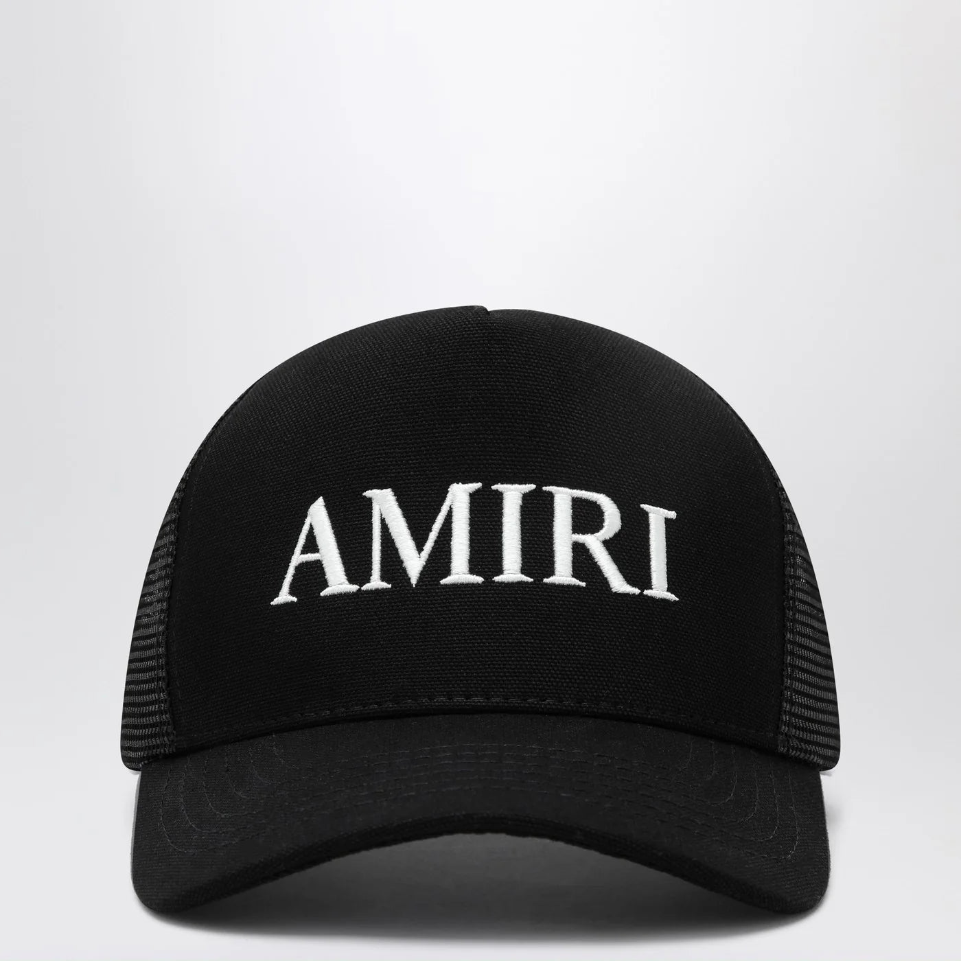 Black Cotton Baseball Cap with Breathable Mesh for Comfort